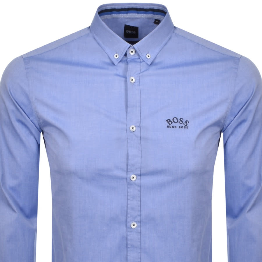 Alternative Image for ProductBOSS Biado R Long Sleeved Shirt Blue2